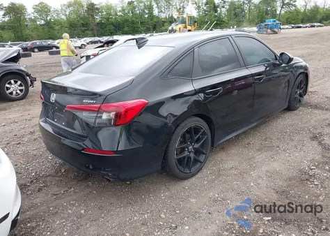 2022 Honda Civic Sport из США, поврежденный, VIN 2HGFE2F52NH552470
